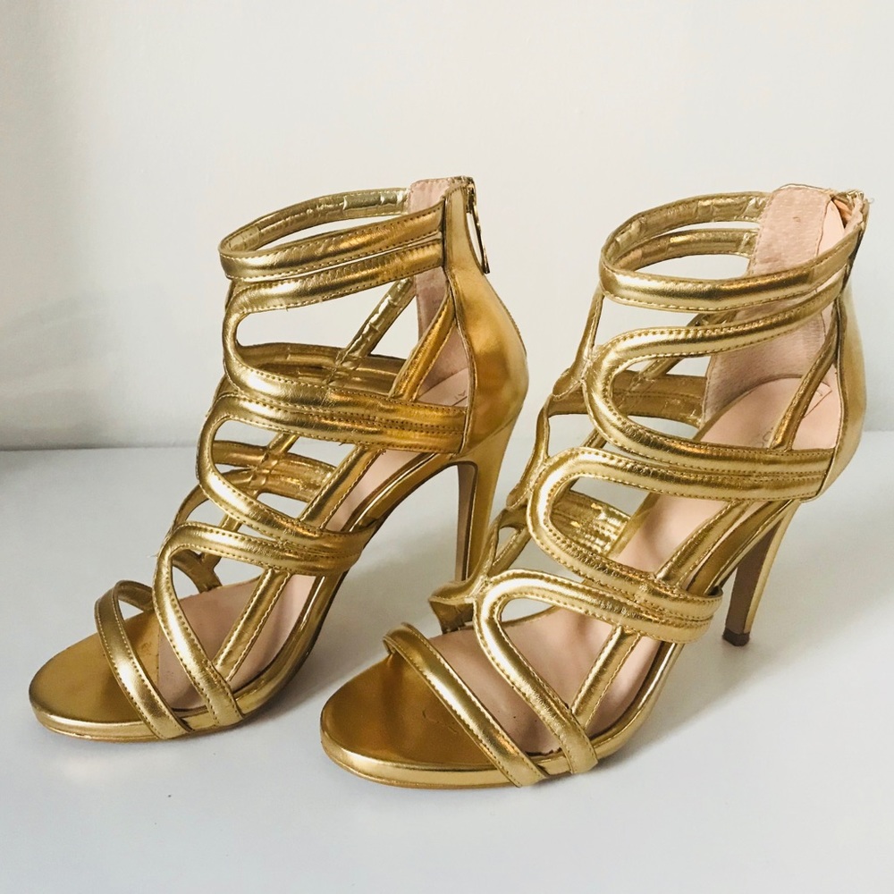 Aldo Gold Sandals